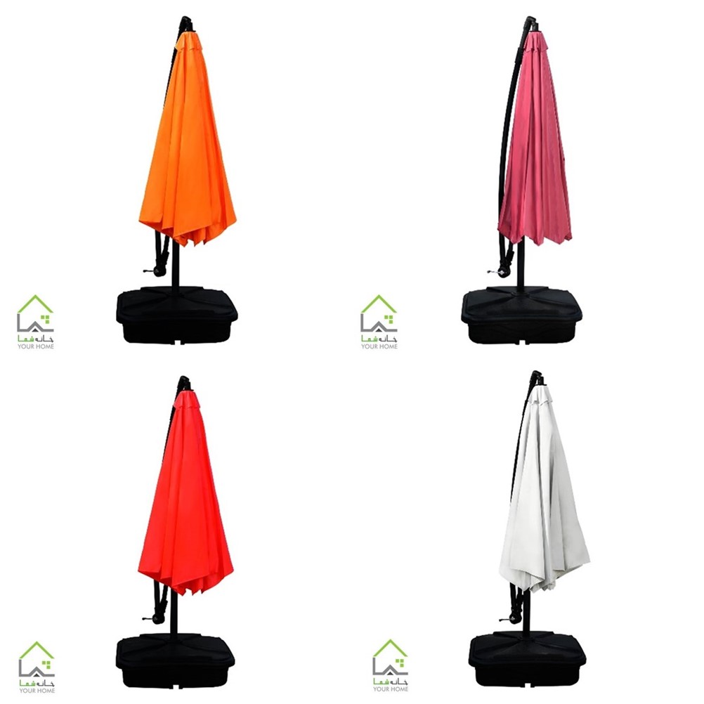 سایبان چتری با رنگبندی متنوع